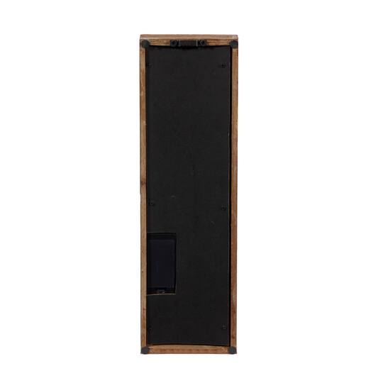 15" Brown Iron Industrial LED Wall Sconce
